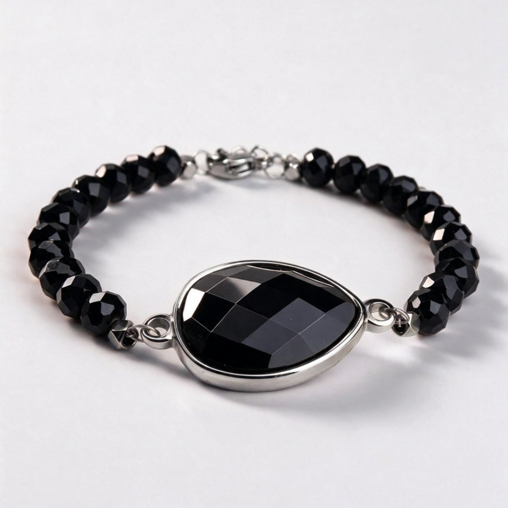 Sentinel Black Agate Bracelet - view 2
