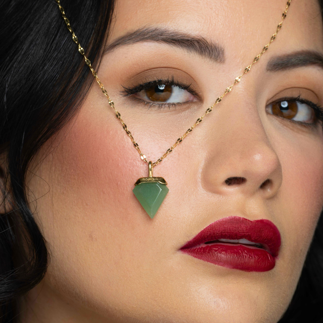 Charmed Green Aventurine Necklace - view 4