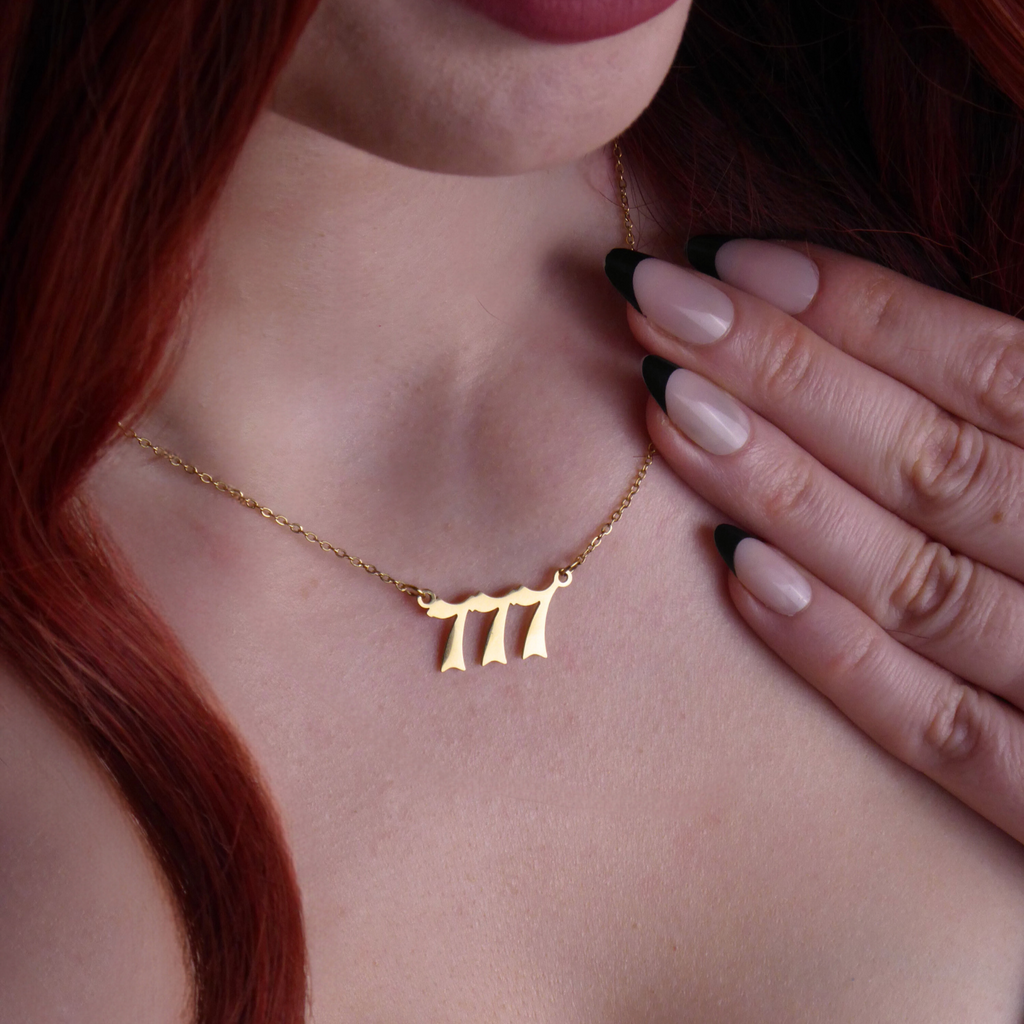 Number 777 Luck Necklace - view 1