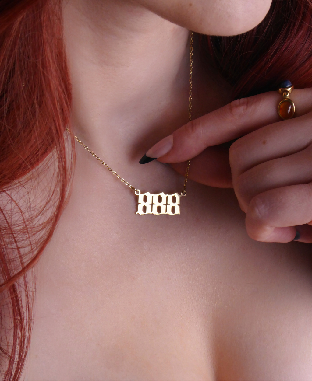 Number 888 Abundance Necklace - view 1