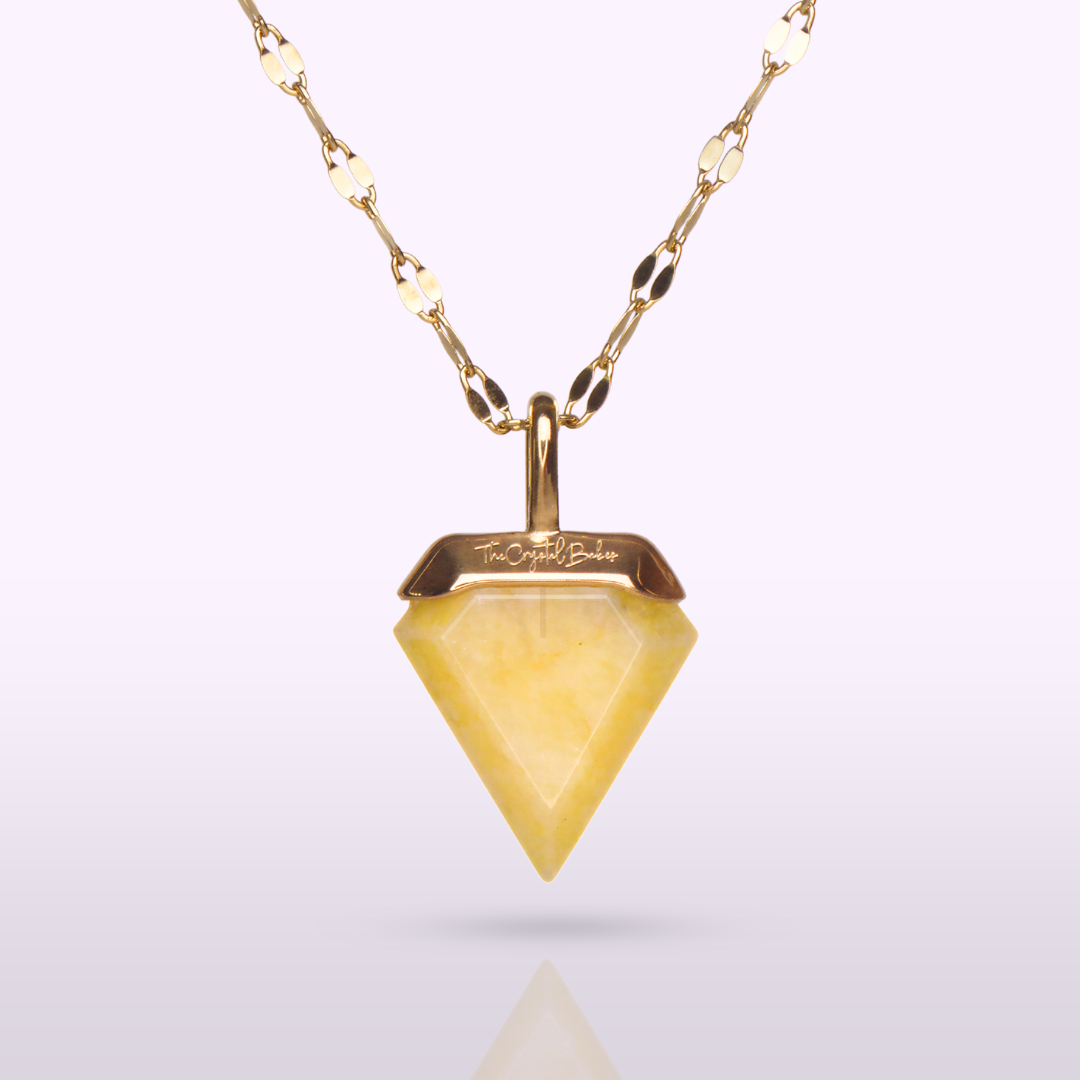 Gilded Citrine Necklace - view 1