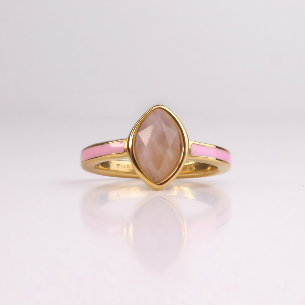 Adored Rose Quartz Ring - view 1