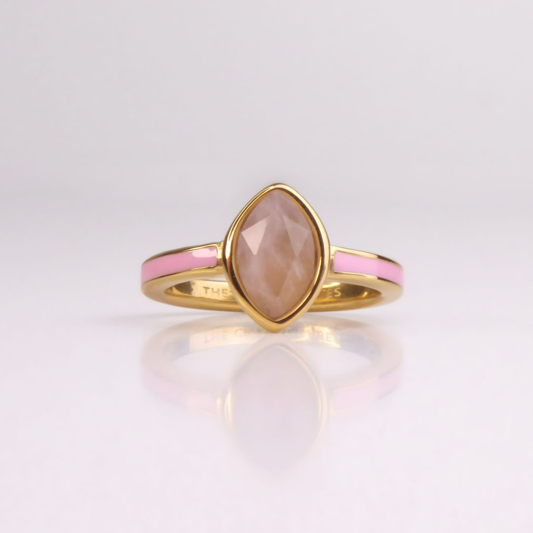 Adored Rose Quartz Ring - view 1