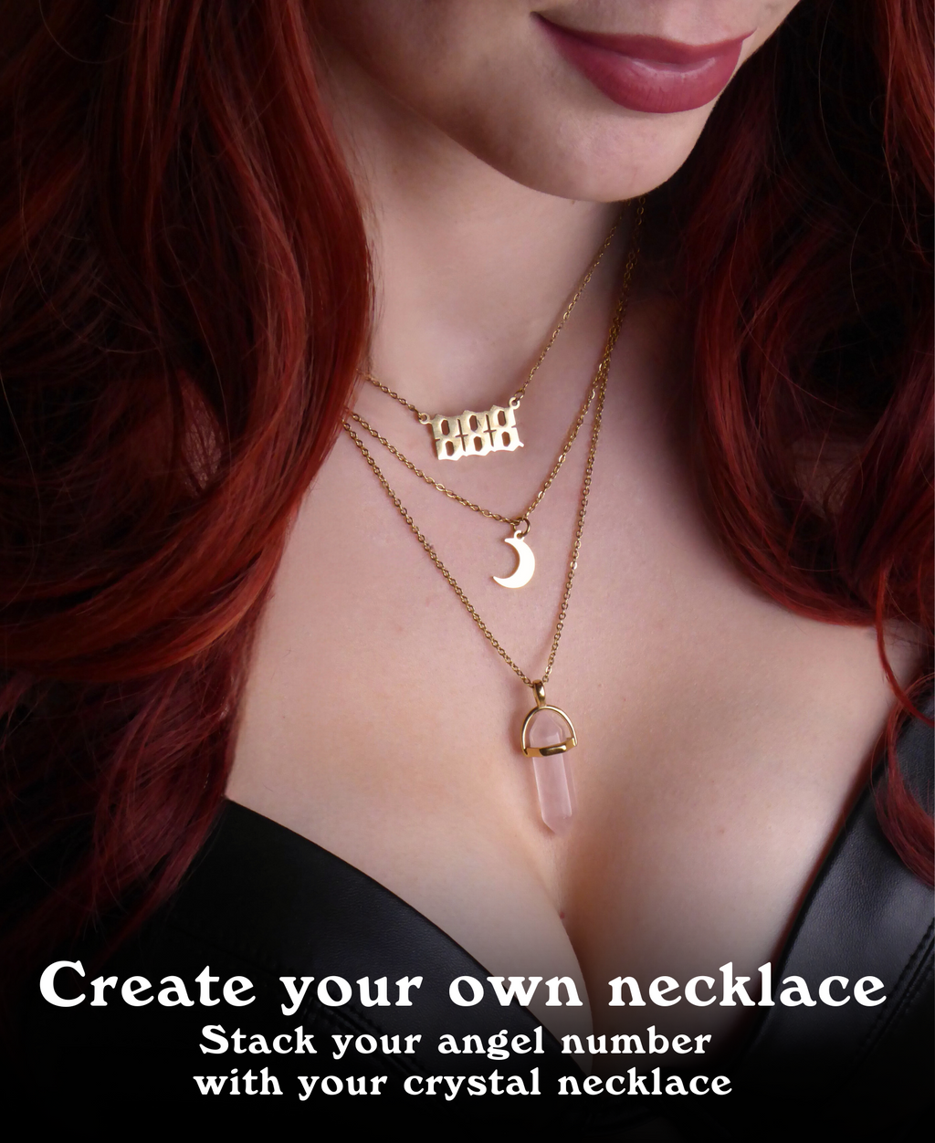 Number 888 Abundance Necklace - view 2