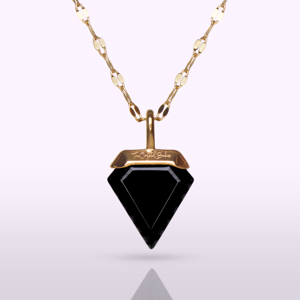 Sentinel Black Agate Necklace - view 1