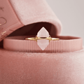 Adored Rose Quartz Ring - view 3