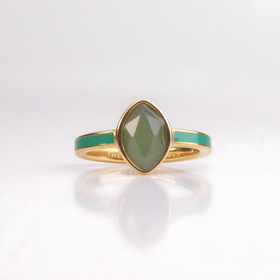 Charmed Green Aventurine Ring - view 1