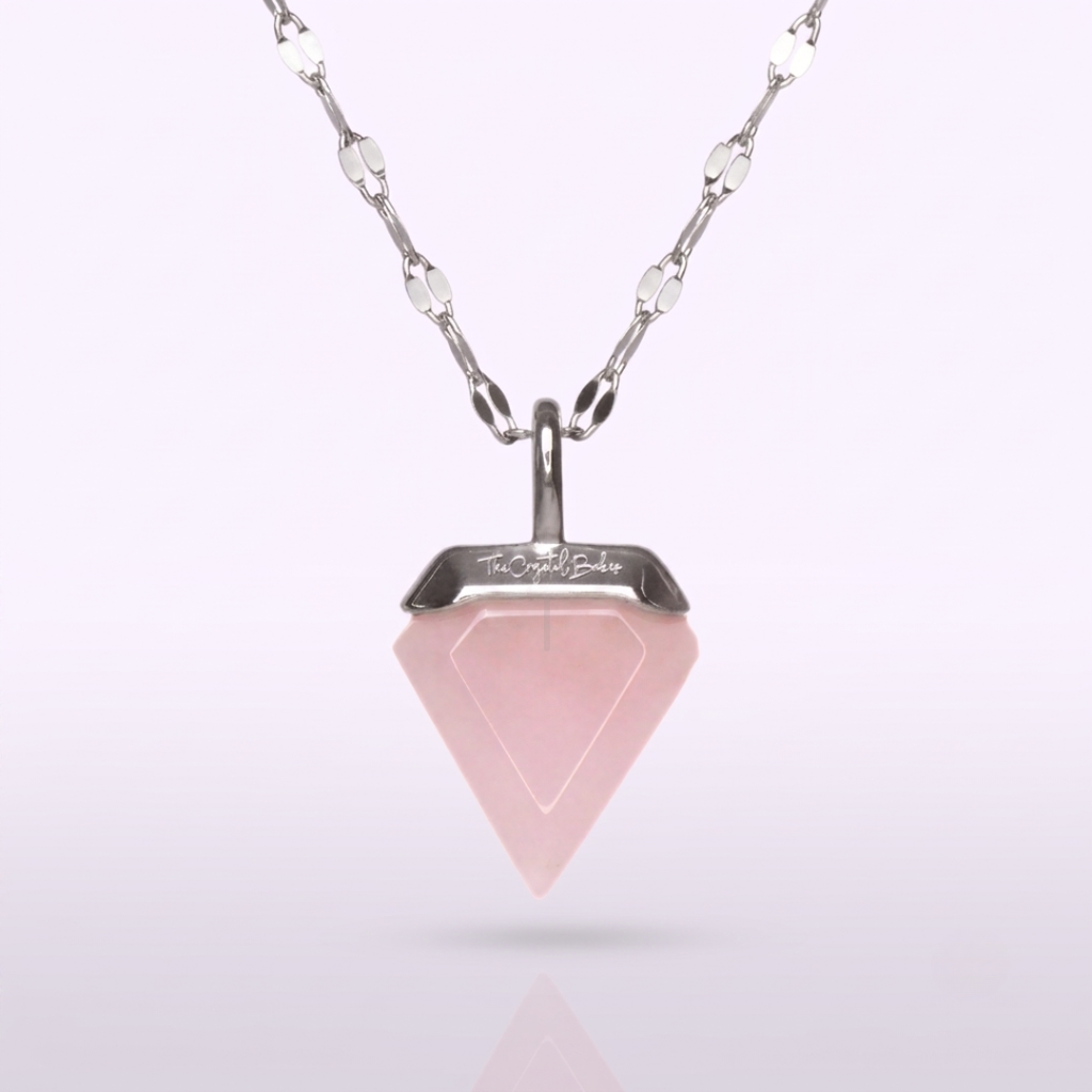 Adored Rose Quartz Necklace - view 6