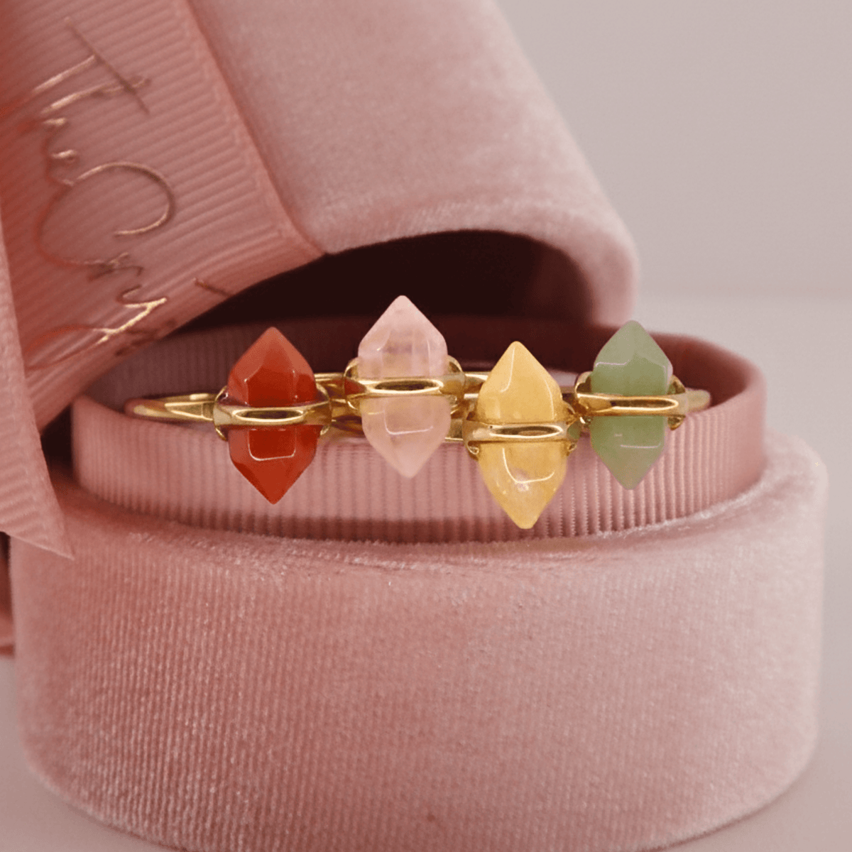 Adored Rose Quartz Ring - view 5